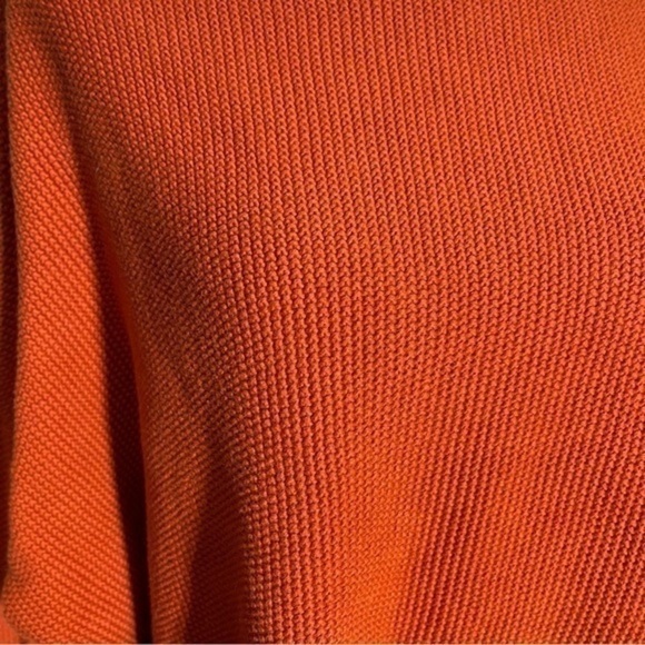 French Connection • Babysoft Slash Neck Boatneck Pullover Sweater Orange L - Picture 9 of 9